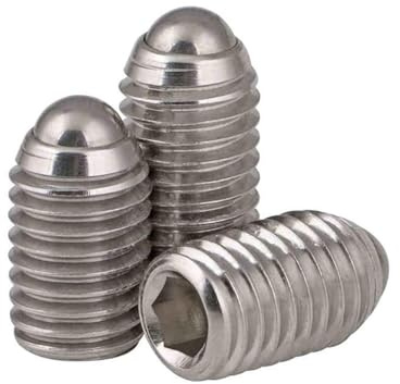 TULDYS 304 Edelstahl Innensechskant Feder Kugel Kolben Gewindestift Gewindestift M8 M10 M12 M16(10mm,M8(20pcs))