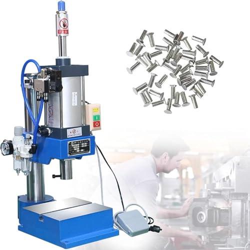 Punzonatrice Pneumatica Industriale, Utensile Punzonatura Pneumatica Metalli, Pistola Punzonatura Industriale Lamiera, Macchina Punzonatrice Multifunzione Per Lavorazione Metalli Non Ferrosi,300KG