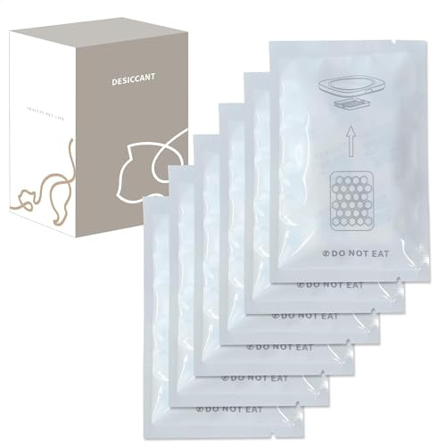 DUDUPET Sac déshydratant de nourriture pour animaux domestiques, déshydratant de rechange pour mangeoires automatiques pour chat, garde les aliments