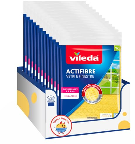 SPESA & RISPARMIO Panno in microfibra per vetri e finestre – 1 Pezzo – Variazioni 4/8/12 Pezzi (12)