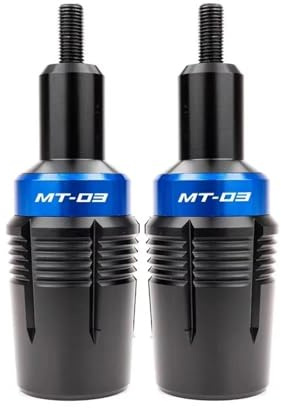Paratelaio Crash Protezione Anticaduta Per Moto Per Yamaha MT 03 09 07 MT09 MT03 MT07 MT-09/SP MT-03 2014-2025 Slider Telaio Protezione Antiurto Protezione Telaio(BLU,X-2)