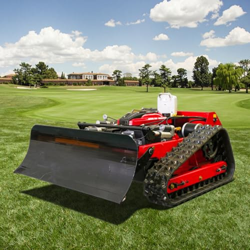 Cortacésped con control remoto de 60° de pendiente, 4WD todo terreno, altura de corte ajustable, control remoto para el hogar, golf y parque