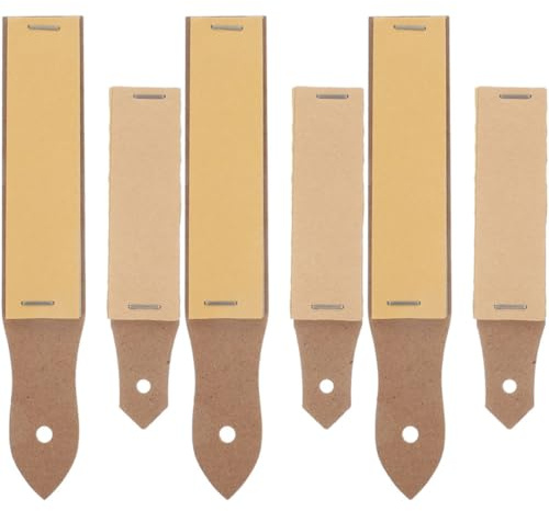 MUSISALY Bloques de Lija para Afilar Lápices de Dibujo, 6 Piezas de Papel de Lija Seguro y Ergonómico para Artistas y Estudiantes en Escuela y Bocetos al Aire Libre