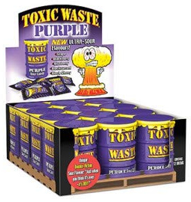 Toxic Waste Lot de 12 tambours violets