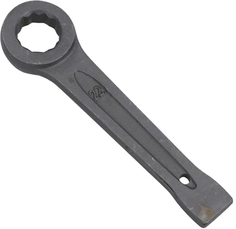 AB Tools 22mm Slogging Box End Striking Ring Wrench Spanner Bi-Hex 12 Sided Metric