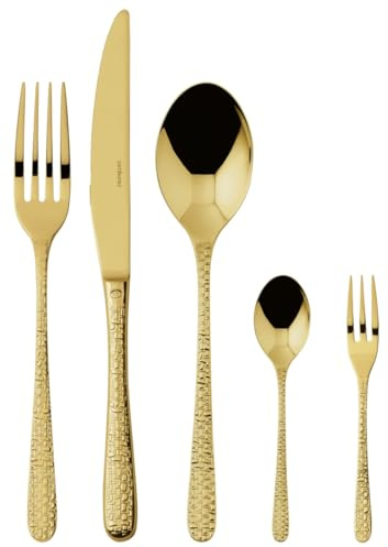 Besteck 30tlg.Vh. Edelstahl/PVD Gold [SP]