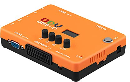 Mcbazel GBS-C Retro Game Scan Converter, Component to HDMI/VGA | YPbPr Input, Stereo Audio, GBS Control, For PS1/PS2/PS3/Gamecube/N64, Retro Gaming Console