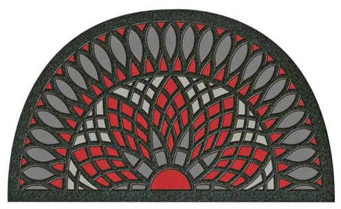 Dalila Casa Zerbino Antiscivolo Mezzaluna Vari Disegni (40x68 cm, Mezzaluna Cattedrale)