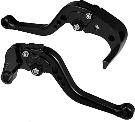 X AUTOHAUX 1 Pair Motorcycle Brake Clutch Levers Adjustable Folding CNC for Suzuki GSXR 600 750 1000 GSXR600 GSXR750 2011-2016 for GSXR1000 2009-2020 for Hyundai Accent 2013-2017 1.6L Black