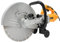 Betonsäge Elektrische Steinsäge Betontrennschneider mit 350mm Sägeblatt 3000W Trennschneider mit Wasserpumpe und 2 Räder