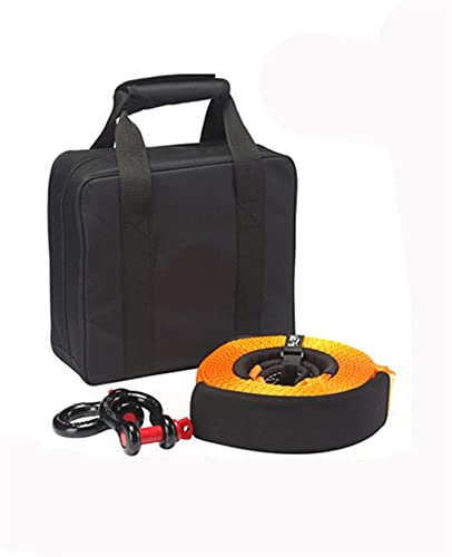 BomDog Abschleppseil, Nylon-Auto-Abschleppseil, Abschleppgurte, Abschleppgurt, Starke Zugschnur Für Offroad-Zugwagen Mit 9 M 16 Tonnen Elastischer Traktion