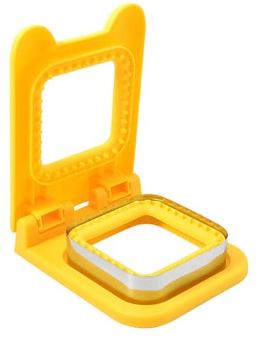 Taglierina per sandwich - Crepiera per biscotti a forma di sandwich quadrata a forma di per pancake biscotti, produttore sandwich taglierina sigillante