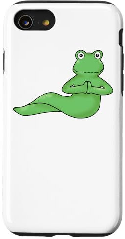 Hülle für iPhone SE (2020) / 7 / 8 Ohmmm Yoga Frosch Meditation Namaste Om Ohm Entspannung Yoga