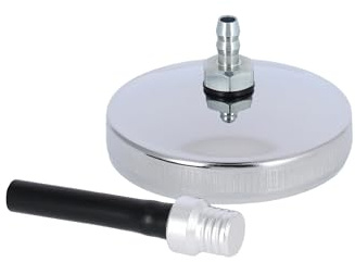 Tankdeckel mit Entlüftungsventil, Silber/Chrom - für Simson S50, S51, SR50,