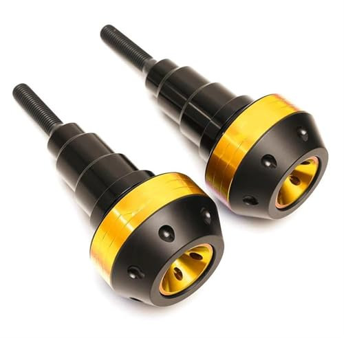 HZBHD Sturzschutz Motorrad-Rahmengleiter, Sturzpads, Schutz Für Yamaha FZ-1 FZ-6 FZ-8, Für FAZER FZ 1 6 8 FZ1FZ6 FZ8, Sturzschutzteile Crashschutz(Gold,X-4)