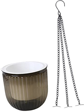 Sosoport Hängender Blumentopf Für Drinnen Outdoor Kleine Hängepflanze Topf Pflanzenbehälter Gartenpflanzgefäß Balkonpflanztopf Hängekörbe Für Pflanzen Im Innenbereich