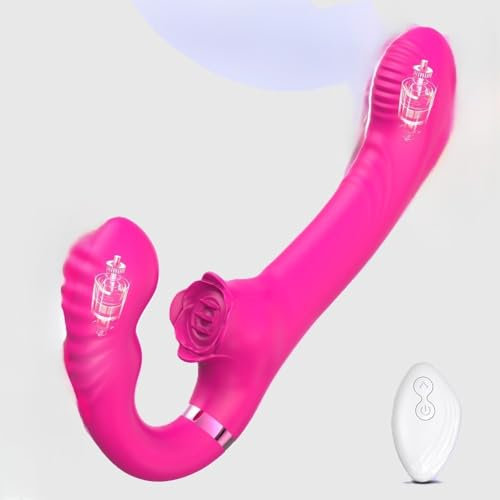 LZYLWC G-Punkt-Vibrator mit Rotierenden Perlen und 10 Vibrationsmodi Stimulation für Klitoris G-Punkt und A-Punkt Erotikspielzeug für Frauen und Paare für Frauen Klitoris Stimulator für Sie（Rosa）