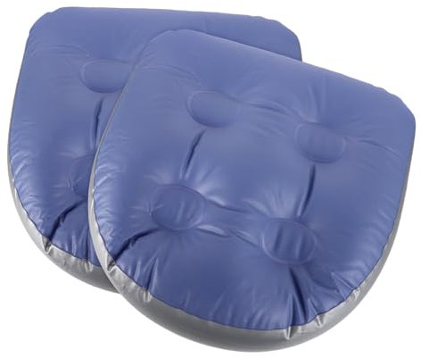 UTHCLO 2pcs Inflatable Hot Tub Seat Cushion Suction Cups for Spa Bath Accessories Portable Inflatable Bath Cushion