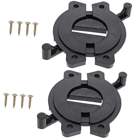 Didiseaon 2piezas Conector De Escritorio Abs De Abrazadera Rápida Para Muebles Soporte De Unión Para Tablero Fácil Instalación Ligero y Duradero Para Reparación y Montaje