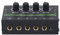 Fafeims Amplificatore per Cuffie a 4, Splitter per Mixer DJ Professionale con Illuminazione RGB Impedenza 100kΩ per Monitoraggio in Studio e Prestazioni (Spina europea)