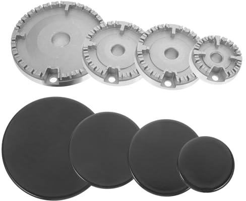 SHINEOFI Cabezal del Quemador de Gas para Estufa Pequeña, Set de 1 Pieza en Aluminio y Hierro Fácil Instalación y Mantenimiento Práctico para Cocina