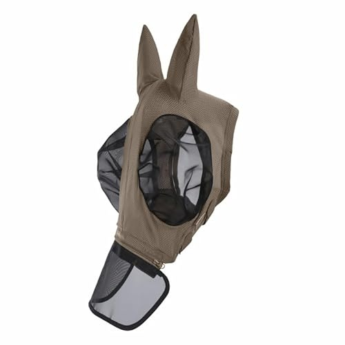 Eskadron Classic Sports Fliegenmaske MESH PRO Detach, Smoky Taupe Größe Warmblut