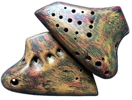 Strumento ocarina Strumento Musicale Triplo Ocarina Con Chiave Di Do Maggiore Accessori Musicali Professionali(C)