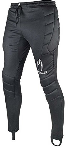 HO Soccer 0505555 Pantalones Largos de Portero, Unisex Adulto, Negro, L