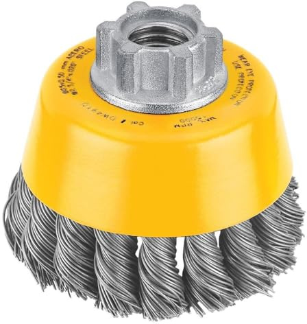 DEWALT Wire Cup Brush, Knotted, 3-Inch (DW4910)