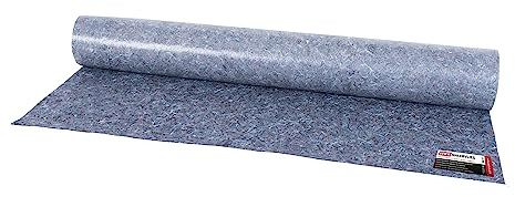 STIER Malervlies, Gewicht 180 g/m², Länge 50 m, Abdeckvlies, Schutzvlies, Premium Oberflächenschutz für Handwerker Vlies grau, PE Anti Rutsch Beschichtung