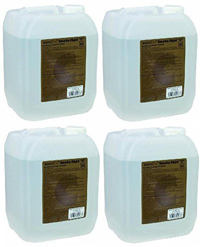 4x 5 L = 20 L Eurolite Smoke Nebel-Fluid, C (Standard) Nebelfluid für Nebelmaschine