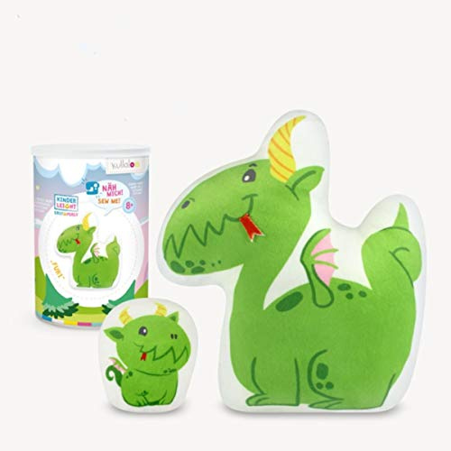 kullaloo Easy Peasy Nähschule - Nähset/Materialset für Kinder Drache Furi