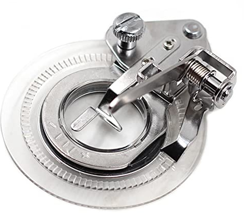 Chiloskit Fancy Flower Stitch Foot Sewing Machine Presser Foot 3700L/5021L Round Presser Foot for Brother Singer Pfaff