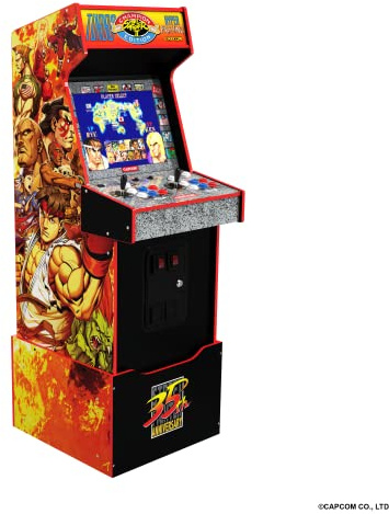 Arcade1Up STREET FIGHTER LEGACY 14 GAMES Wifi ENABLED ARCADE MACHINE