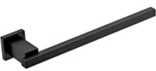 270S1-B porte serviette salle de bain 32 cm support mural torchons cuisine style moderne élégant laiton chromé noir mat finition durable