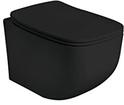 Kiamami Valentina - Water sospeso senza brida in ceramica nero opaco