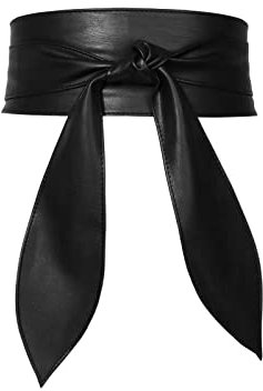 LumiSyne Damen Obi Gürtel Breite Gürtel Retro Cinch Gürtel Weich PU Leder Mode Wickelgürtel Zum Schnüren Knoten Hüftgürtel Bindegürtel Korsett Gürtel Taillengürtel Für Kleider Tägliche Party