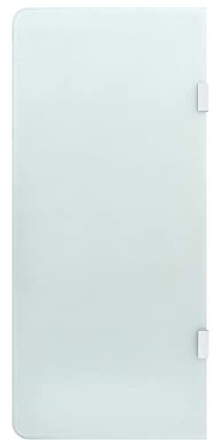 SKM Urinal-Trennwand Wandmontage 90 x 40 cm Hartglas, Weight: 7.9 kg, 249496