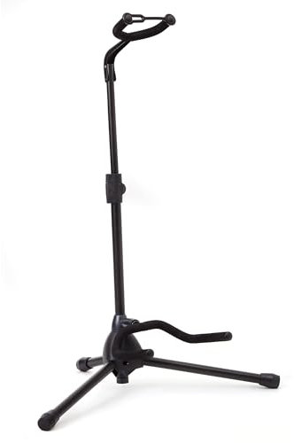 MOVASEE Höhenverstellbarer Gitarrenständer faltbar mit gepolstertem Hals und Yoke