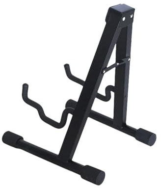 MEUKSSN GitarrenstäNder Klappbarer Gitarrenständer, tragbarer A-Rahmen-Gitarrenhalter for Akustikgitarre, E-Gitarre, Bass, Ukulele FüR Gitarre