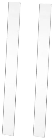 2pcs Rolling Pin Guide Rulers Acrylic for Dough Thickness | Reusable Pastry Rolling Guides, Dough Measuring Sticks, Baking Accessory