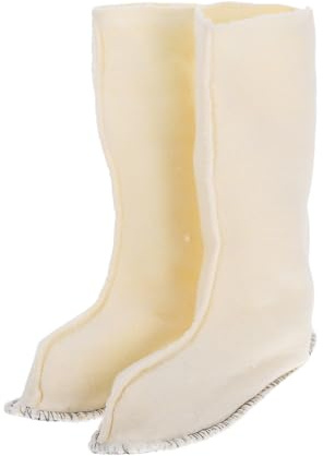 VANZACK Doublures De Bottes En Caoutchouc Imperméables Pour Femmes Chaussettes Montantes En Tissu Doublure En Peluche Courte Isolante Chaussettes De Pluie Chaudes Pour Travail Et Activités Extérieures