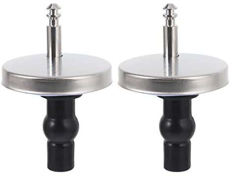 Gatuida Lot de 2 Vis de Fixation pour Abattant de Toilette en Acier Inoxydable Compatible la Plupart des Wc Installation Facile Accessoires Universels pour Couvercle de Toilette