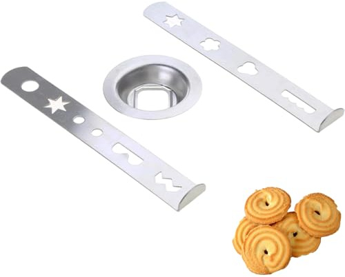 Lot de 2 embouts à pâtisserie en acier inoxydable pour la fabrication de biscuits, desserts, accessoires de pâtisserie