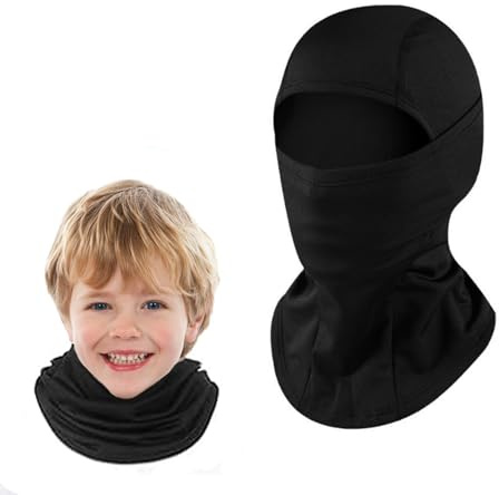 pclapora Passamontagna Invernale Termico per Bambini, Antivento Caldo Maschera da Sci Ciclismo, Berretti Cappello con Scaldacollo, per Ragazzi e Ragazze per Varie Attività All'Aria Aperta