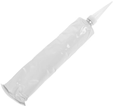 Holibanna Caoutchouc en silicone industriel mastic imperméable à l'eau aluminium blanche