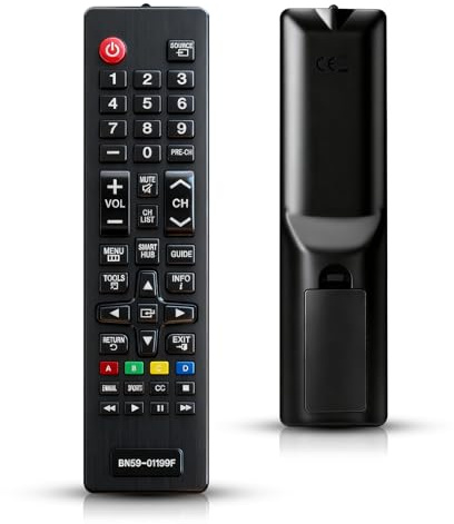 HASHUQI Mando TV Universal para Samsung, Mando Universal TV Compatible con Samsung Smart TV 3D 4K LCD LED HDTV QLED (Sin Pilas)