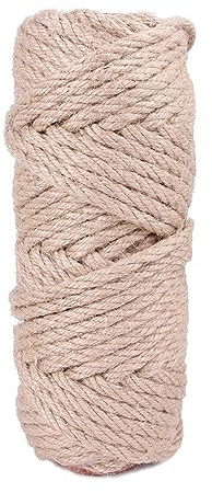 YROHGKPN Cuerda de sisal natural multiusos para manualidades, deportes, paisajismo, nudos, decoración de boda, cuerda de sisal, juguete para gatos