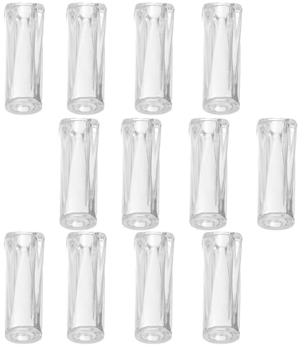 TOYANDONA 20 Perillas Transparentes de 34 Mm para Cordón de Persianas, Accesorios de Plástico para Cortinas, Decoración Colgante Práctica para Hogar, Repuestos de Persianas, Tiradores