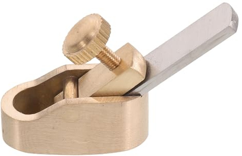 Mini Pialla in Ottone per Tastiera Violino 8mm 1 Pezzo Portatile | Lavorazione del Legno e Riparazione Strumenti Musicali, Resistente all'Usura, per Principianti e Professionisti in Viaggio